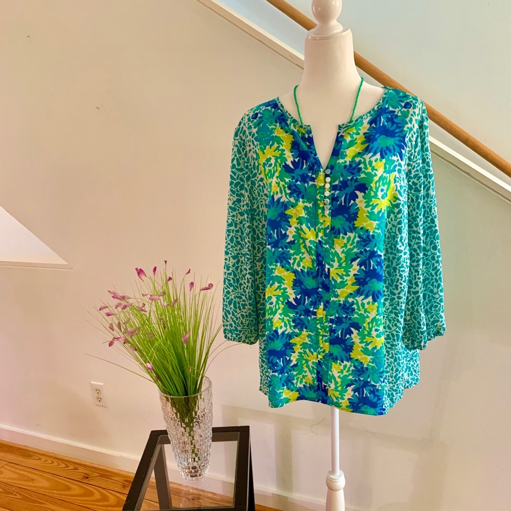 Liz Claiborne floral blouse